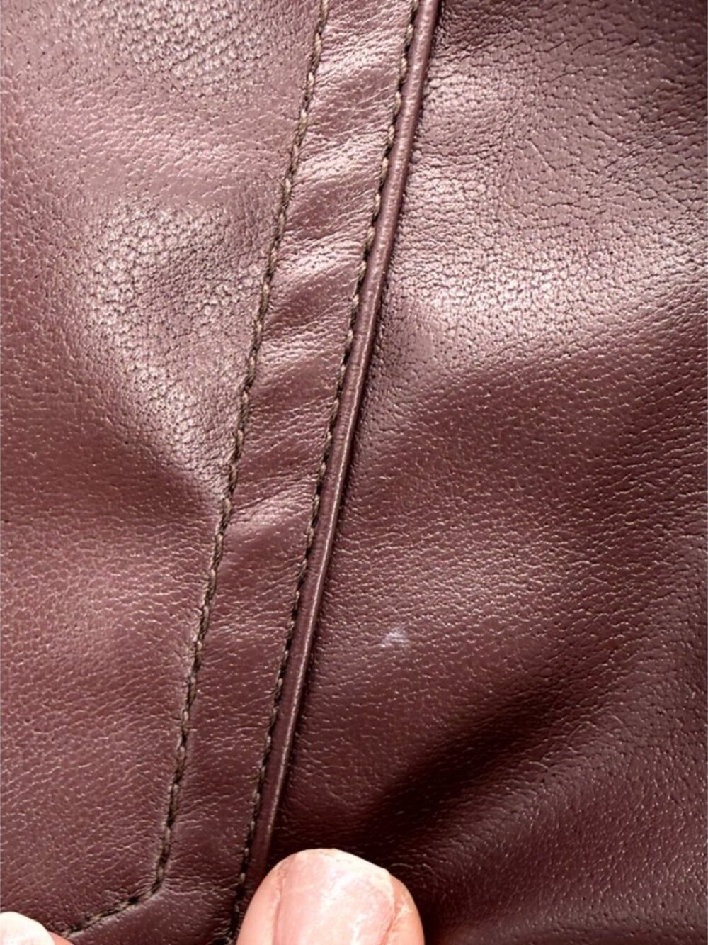 Rag & Bone Nina Vegan Leather Pull On Skinny Pants Maroon M - Picture 4 of 11